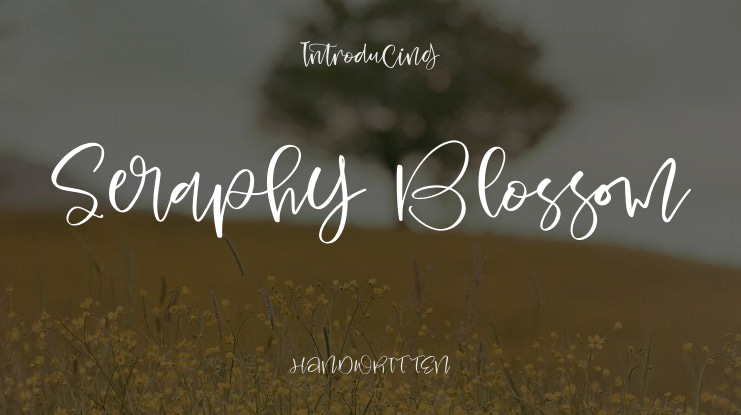 Seraphy Blossom Font