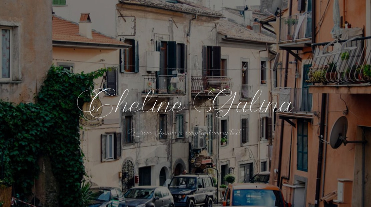 Cheline Galina Font