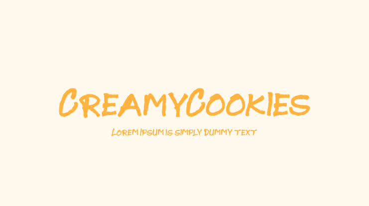 CreamyCookies Font