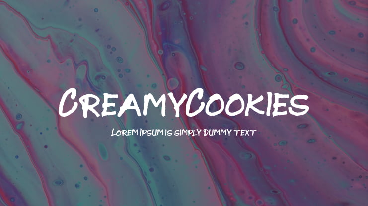 CreamyCookies Font