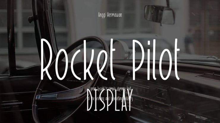 Rocket Pilot Font