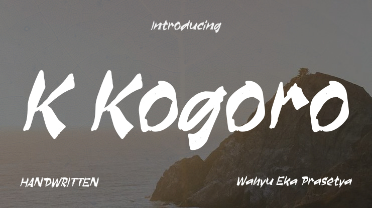 K Kogoro Font