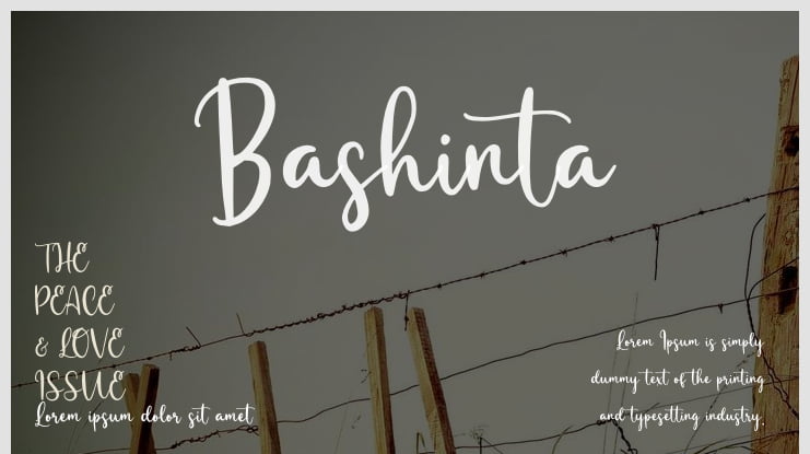 Bashinta Font