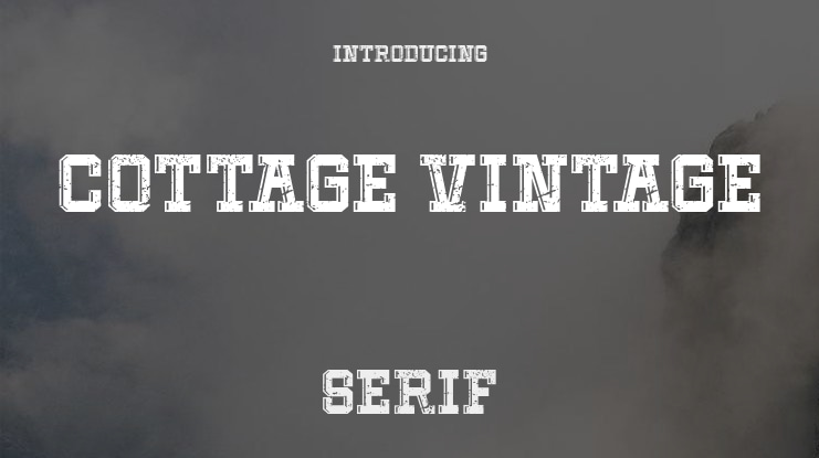 Cottage Vintage Font
