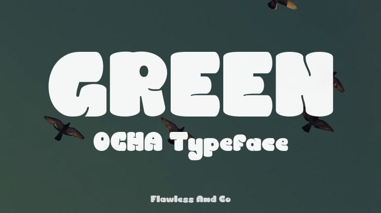 GREEN OCHA Font