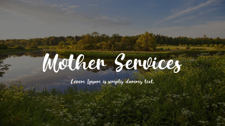 Mother Services Font