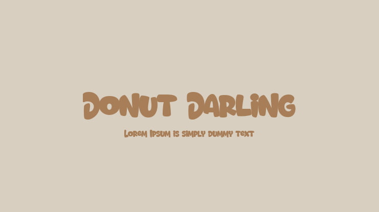 Donut Darling Font