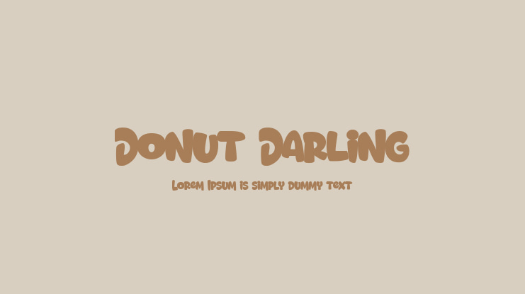 Donut Darling Font