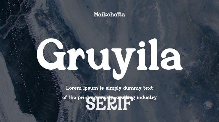 Gruyila Font