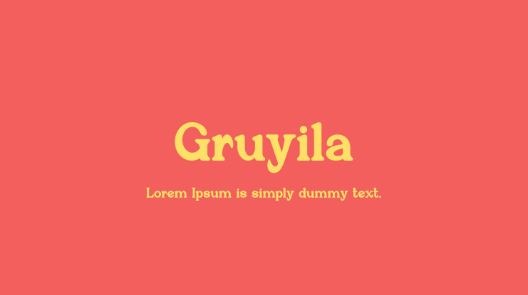 Gruyila Font