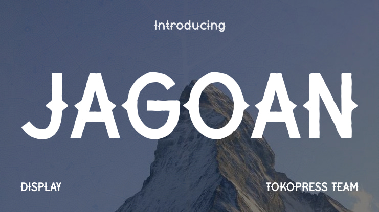 JAGOAN Font