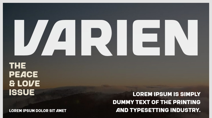 Varien Font