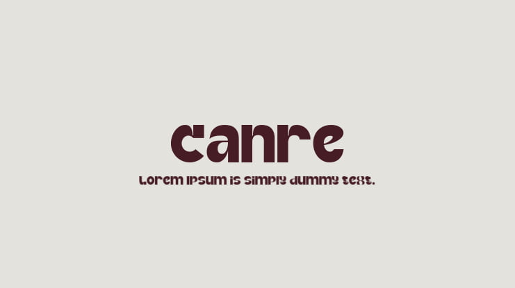 Canre Font