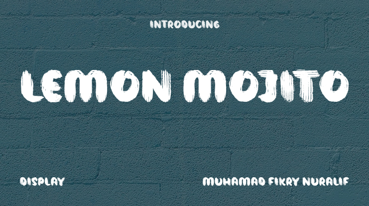 Lemon Mojito Font