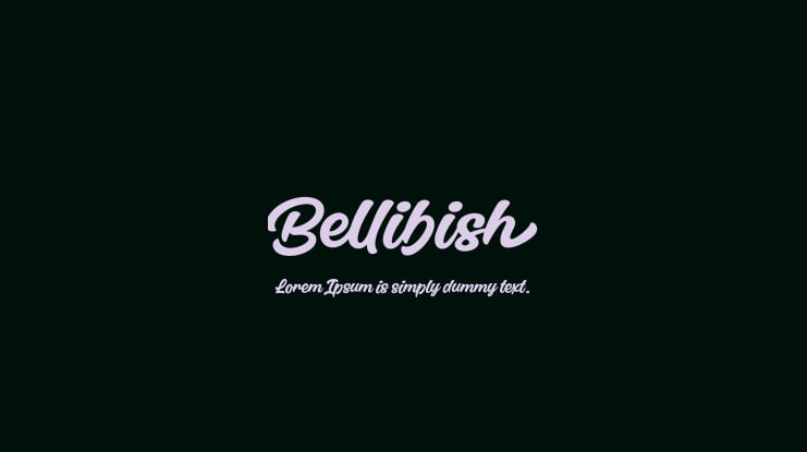Bellibish Font