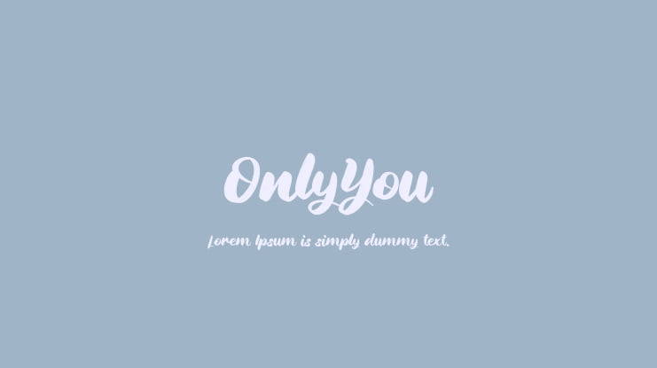 OnlyYou Font