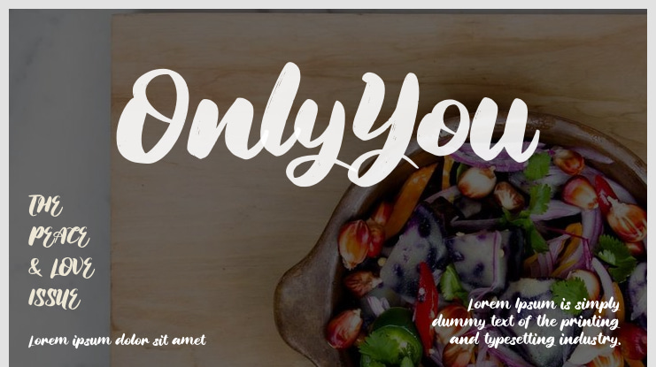 OnlyYou Font