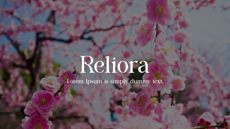Reliora Font