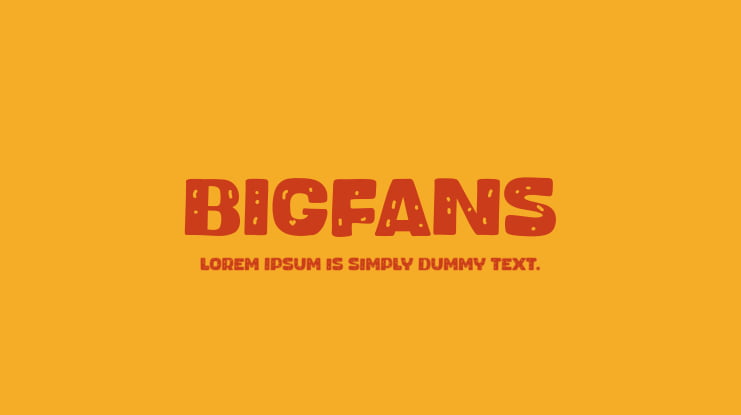 Bigfans Font