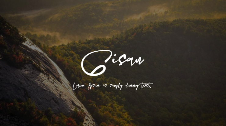 Gisan Font