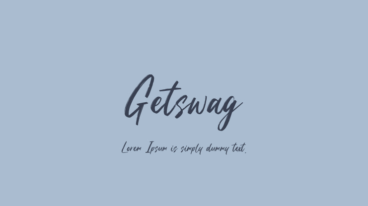 Getswag Font