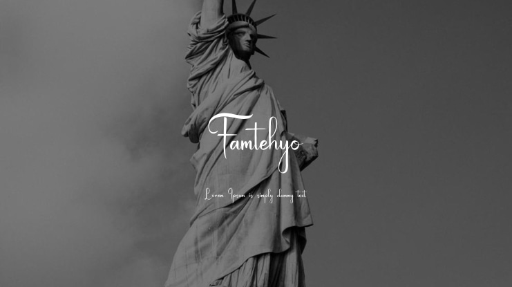 Famtehyo Font