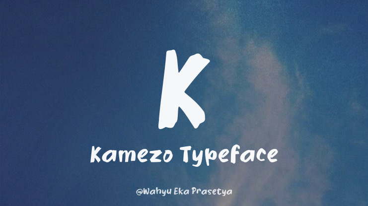 K Kamezo Font