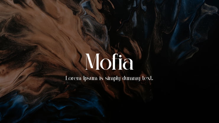 Mofia Font