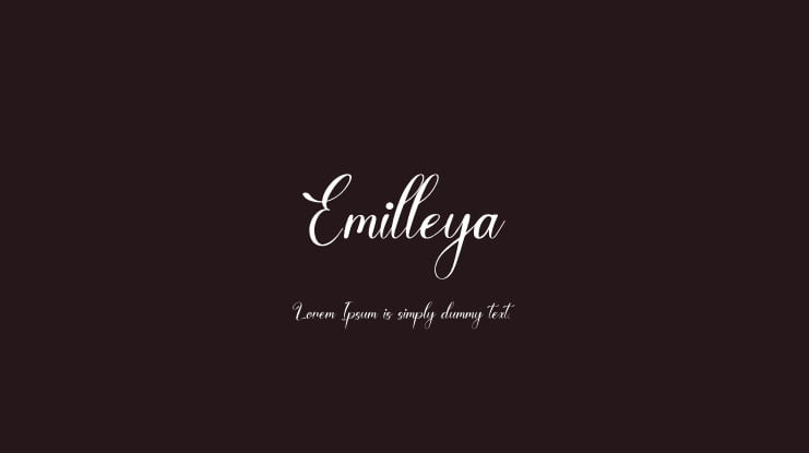 Emilleya Font