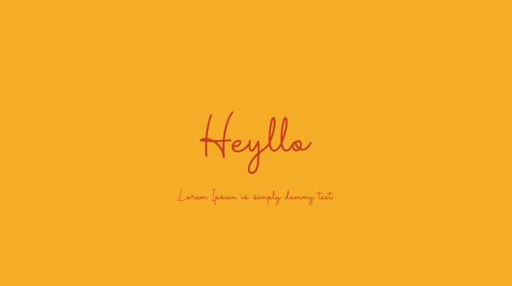 Heyllo Font Family