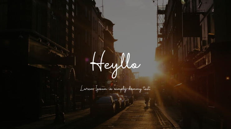 Heyllo Font Family
