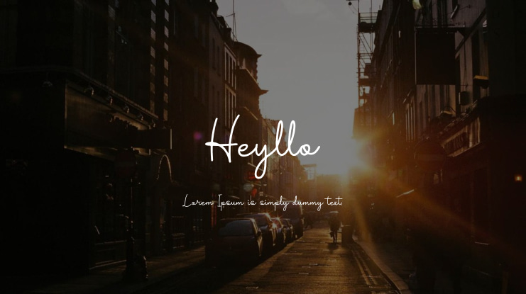 Heyllo Font Family