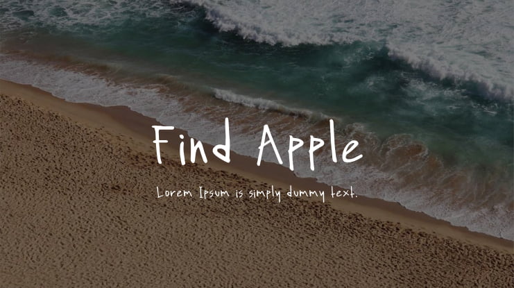 Find Apple Font