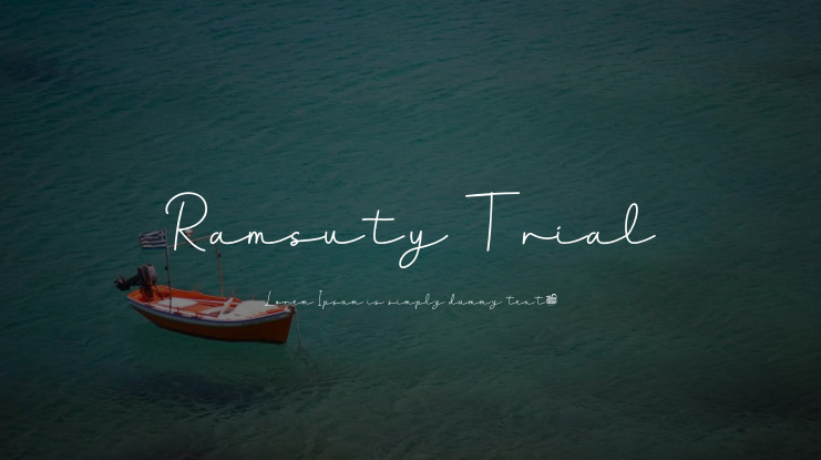 Ramsuty Trial Font