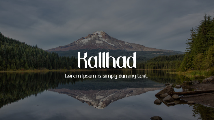 Kallhad Font