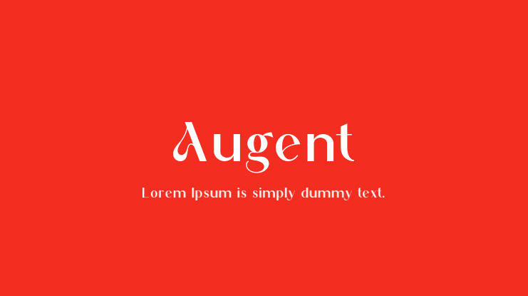 Augent Font