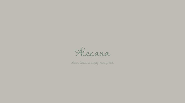 Alexana Font