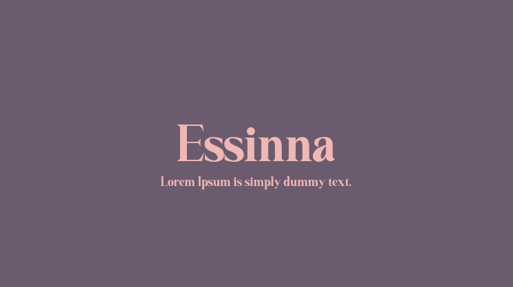 Essinna Font