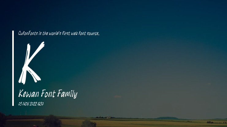 K Kewan Font