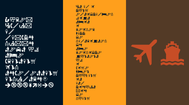 Travelcons Font Family