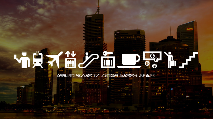 Travelcons Font Family