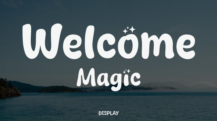 Welcome Magic Font