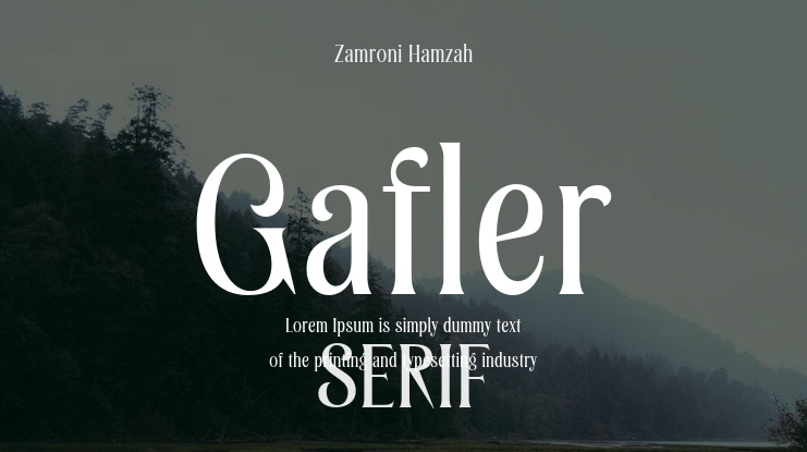 Gafler Font
