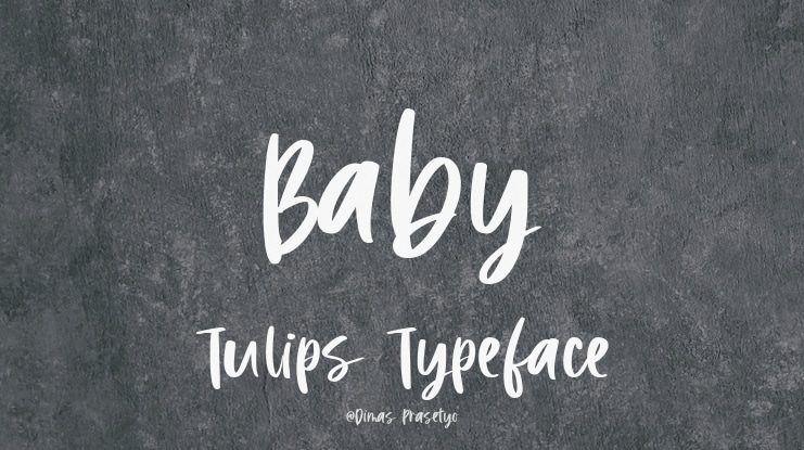 Baby Tulips Font