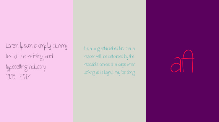 Tifanila Personal Use Font