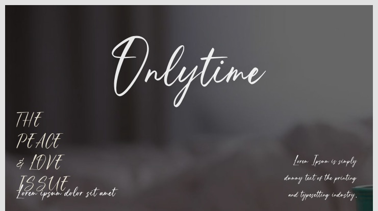 Onlytime Font