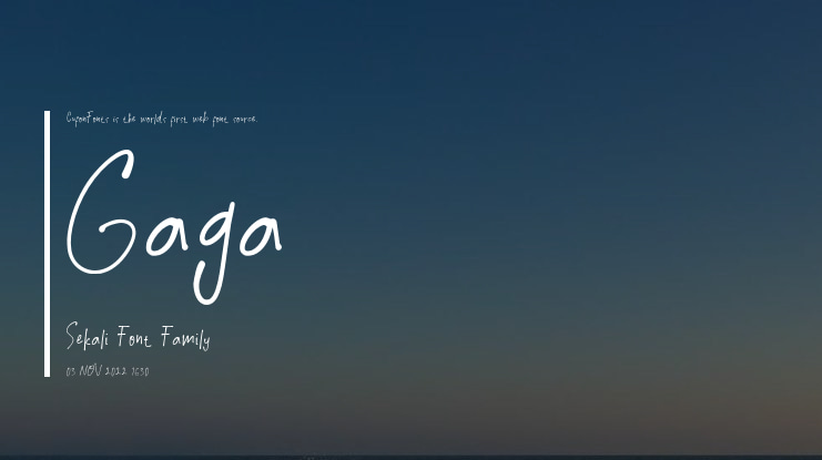 Gaga Sekali Font