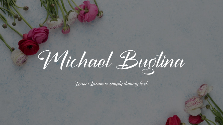 Michael Bugtina Font