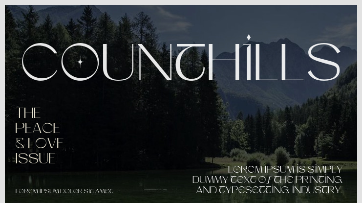Counthills Font