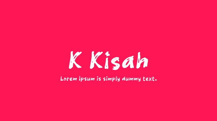 K Kisah Font